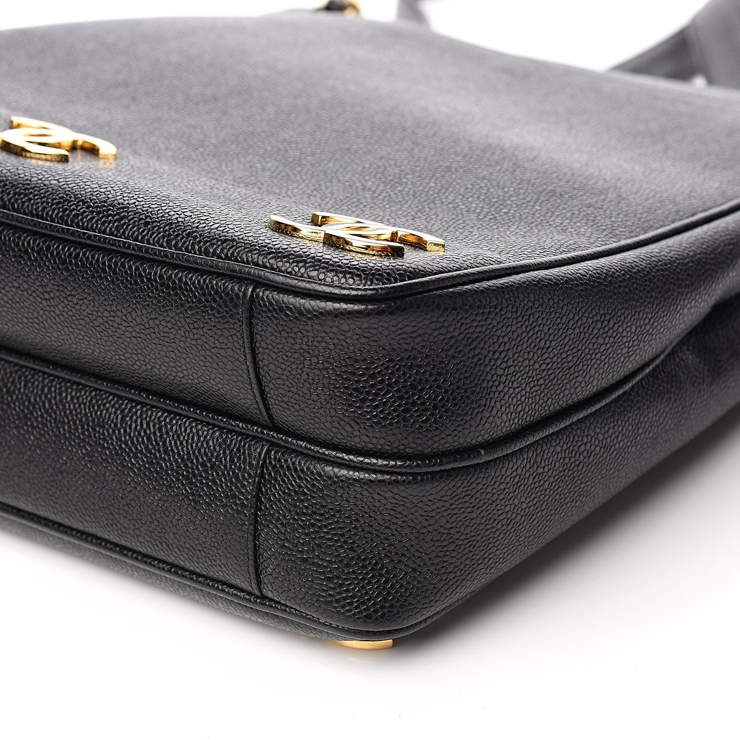 Chanel Caviar CC Shoulder Bag Black 10 of 11