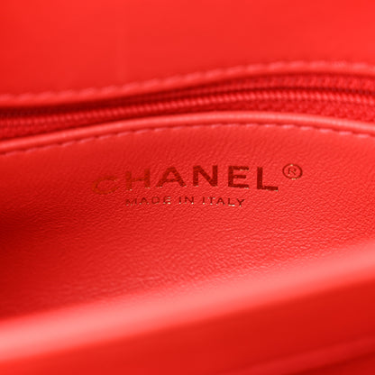 Chanel Lambskin Quilted Small Trendy CC Flap Dual Handle Bag Red 6 of 12