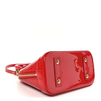Louis Vuitton Vernis Alma BB Pomme D'Amour 4 of 9