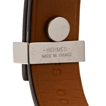 Hermes Swift Mini Dog Square Studded Bracelet T2 Gold 4 of 7