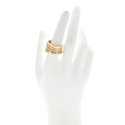 Bulgari 18K Yellow Gold B.Zero1 Five-Band Anniversary Ring 60 9 2 of 7