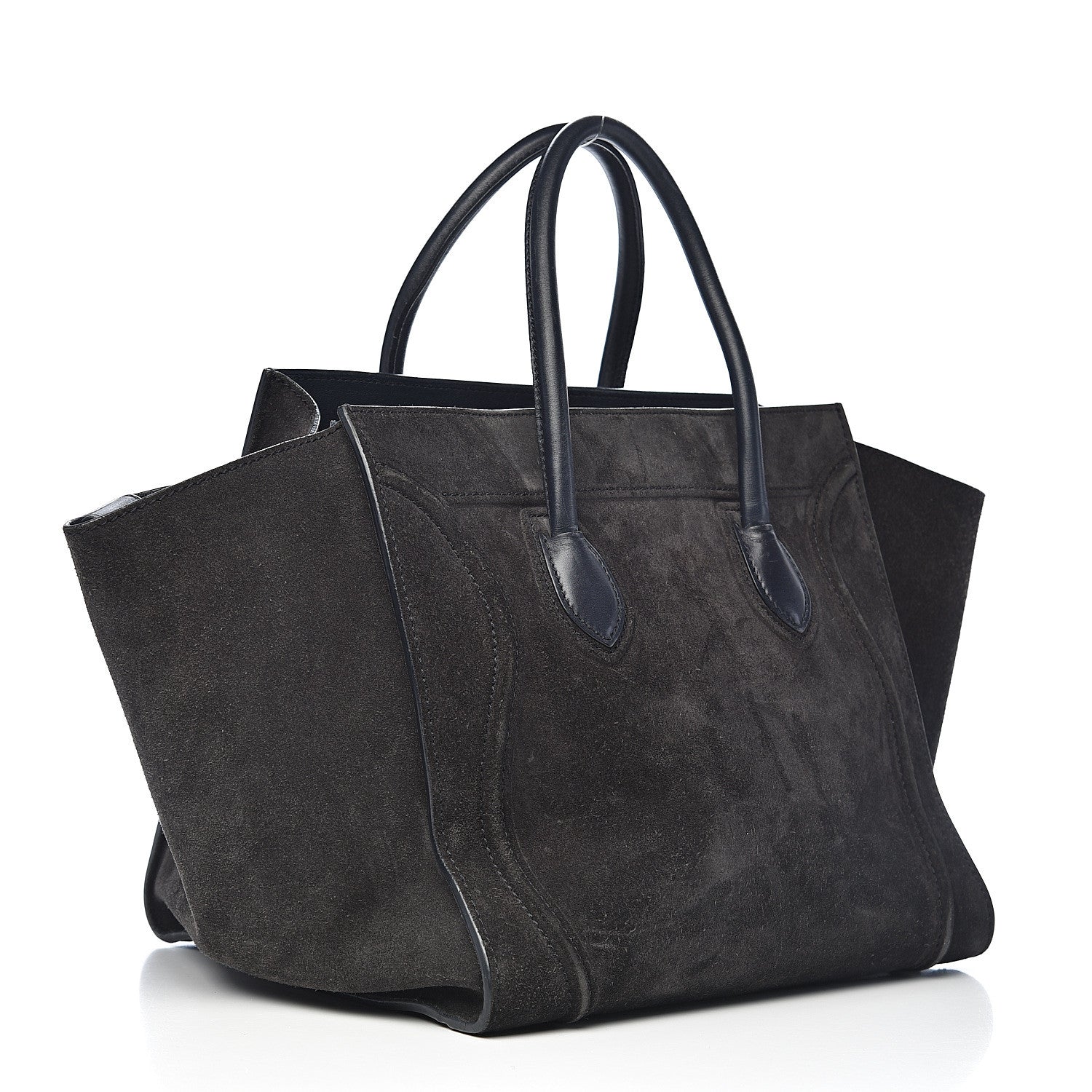 Celine Suede Medium Phantom Luggage Anthracite 3 of 20