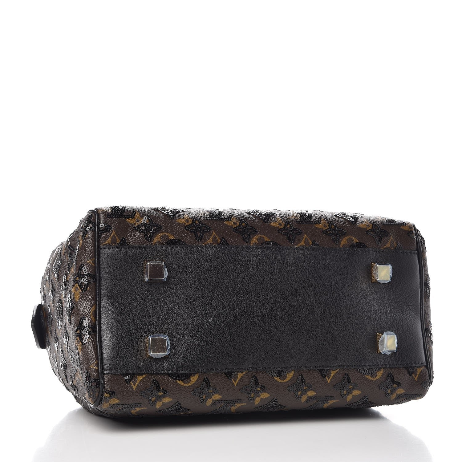 Louis Vuitton Monogram Sequins Eclipse Speedy 28 Black 4 of 9