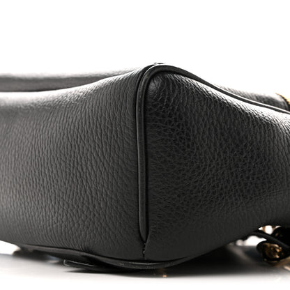 Gucci Pebbled Calfskin Soho Chain Backpack Black 10 of 12