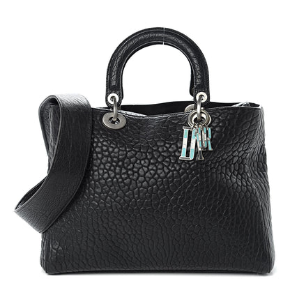 Christian Dior Canyon Grained Lambskin Large Lady Dior Black 1 of 15