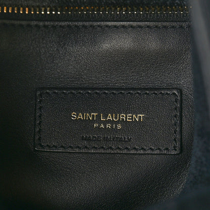 Saint Laurent Smooth Calfskin Large Le 5 A 7 Soft Hobo Black 6 of 9