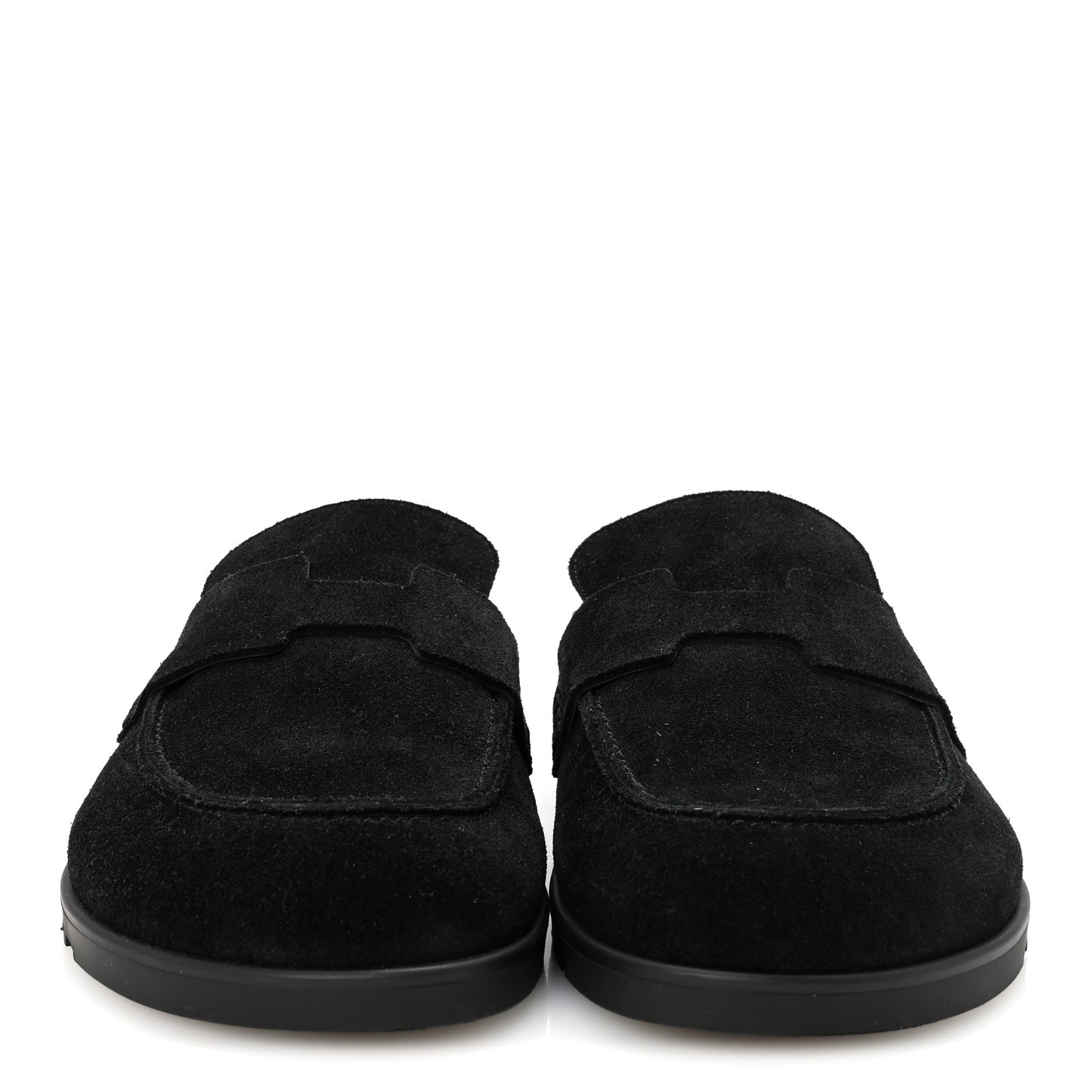 Suede Calfskin Go Mules 39 Black