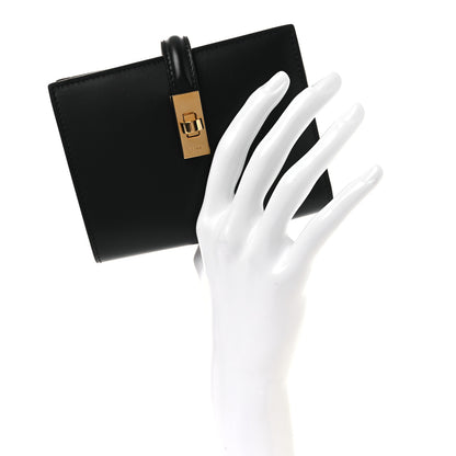 Celine Satinated Calfskin 16 Card Holder With Flap Black 2 of 12