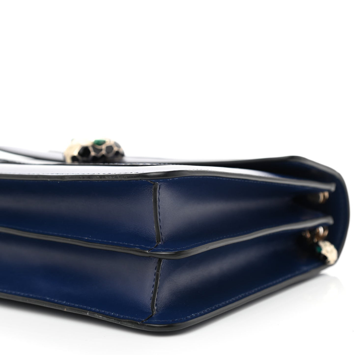 Calfskin Serpenti Forever Shoulder Bag Blue