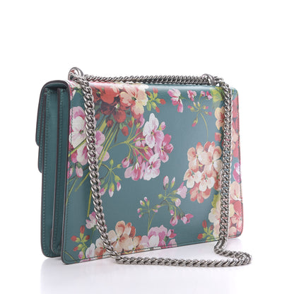 Gucci Calfskin Blooms Print Medium Dionysus Shoulder Bag Bright Emerald Multicolor 3 of 10