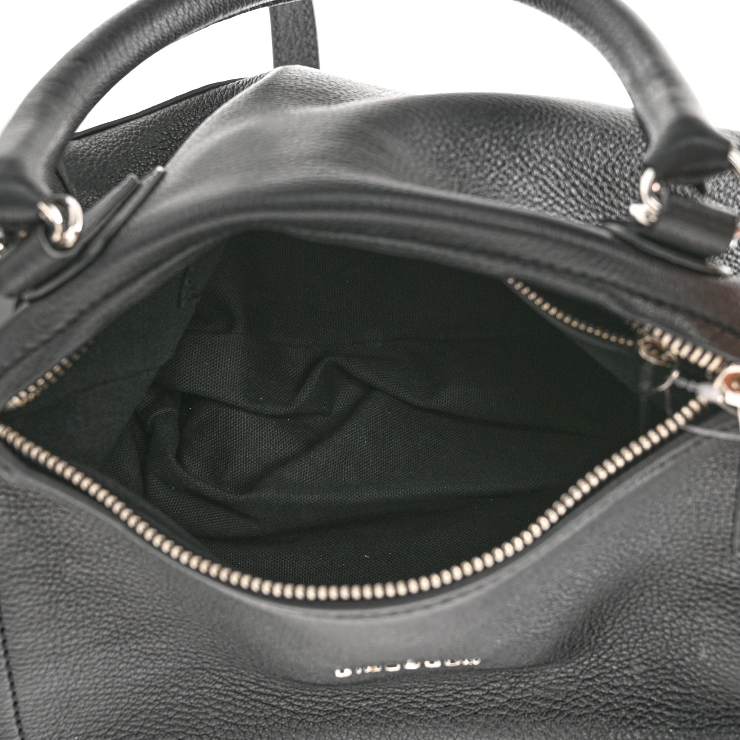 Sugar Goatskin Small Pandora Black