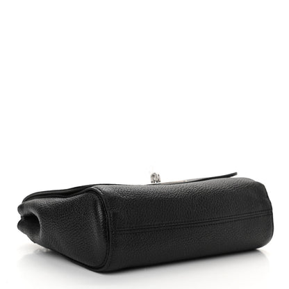 Mulberry Glossy Goatskin Small Lily Flap Black 4 of 11