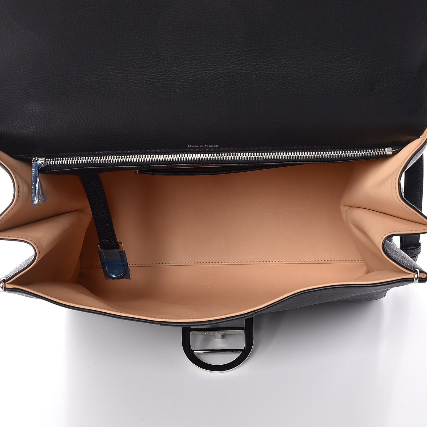 Grained Calfskin GM Brillant Satchel Black