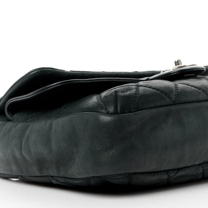 Chanel Iridescent Calfskin Jumbo In the Mix Double Flap Black 9 of 13