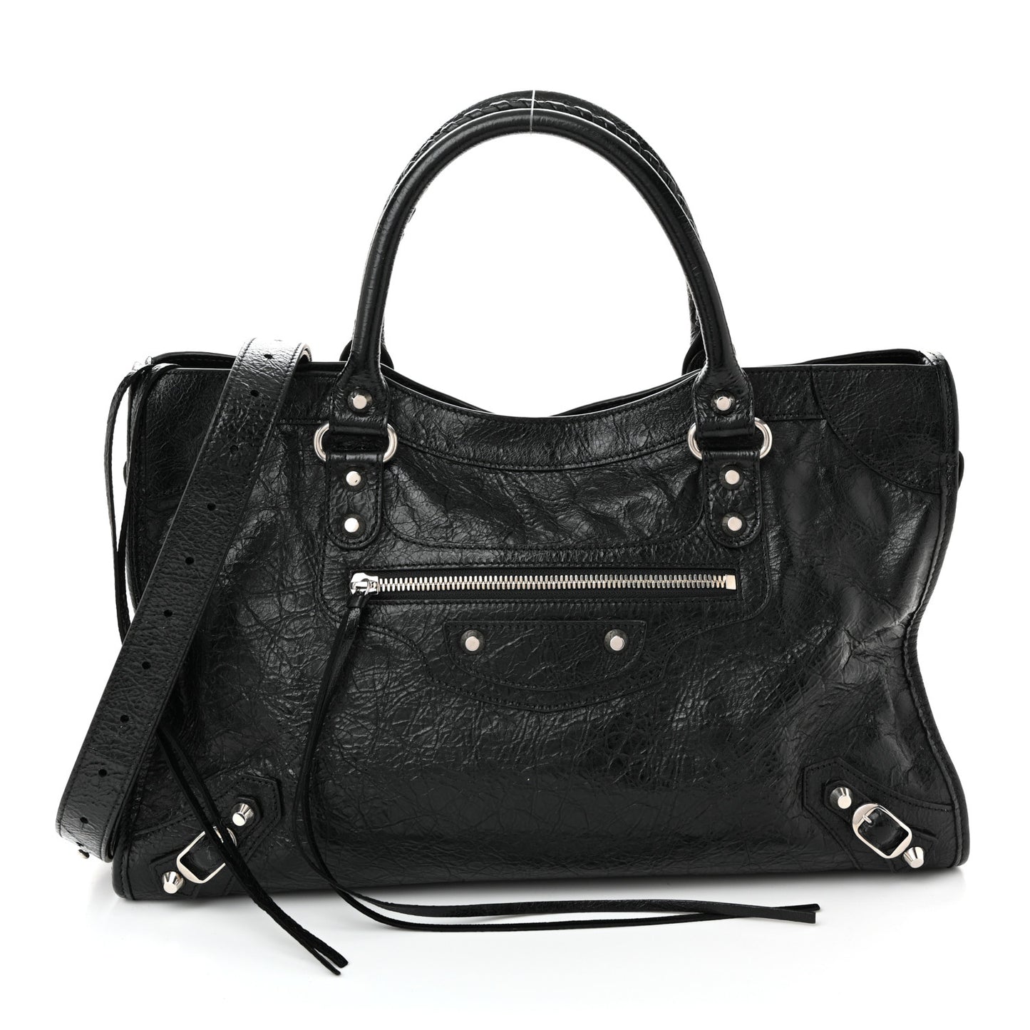 Agneau Arena Silver Hardware Medium Le City Black