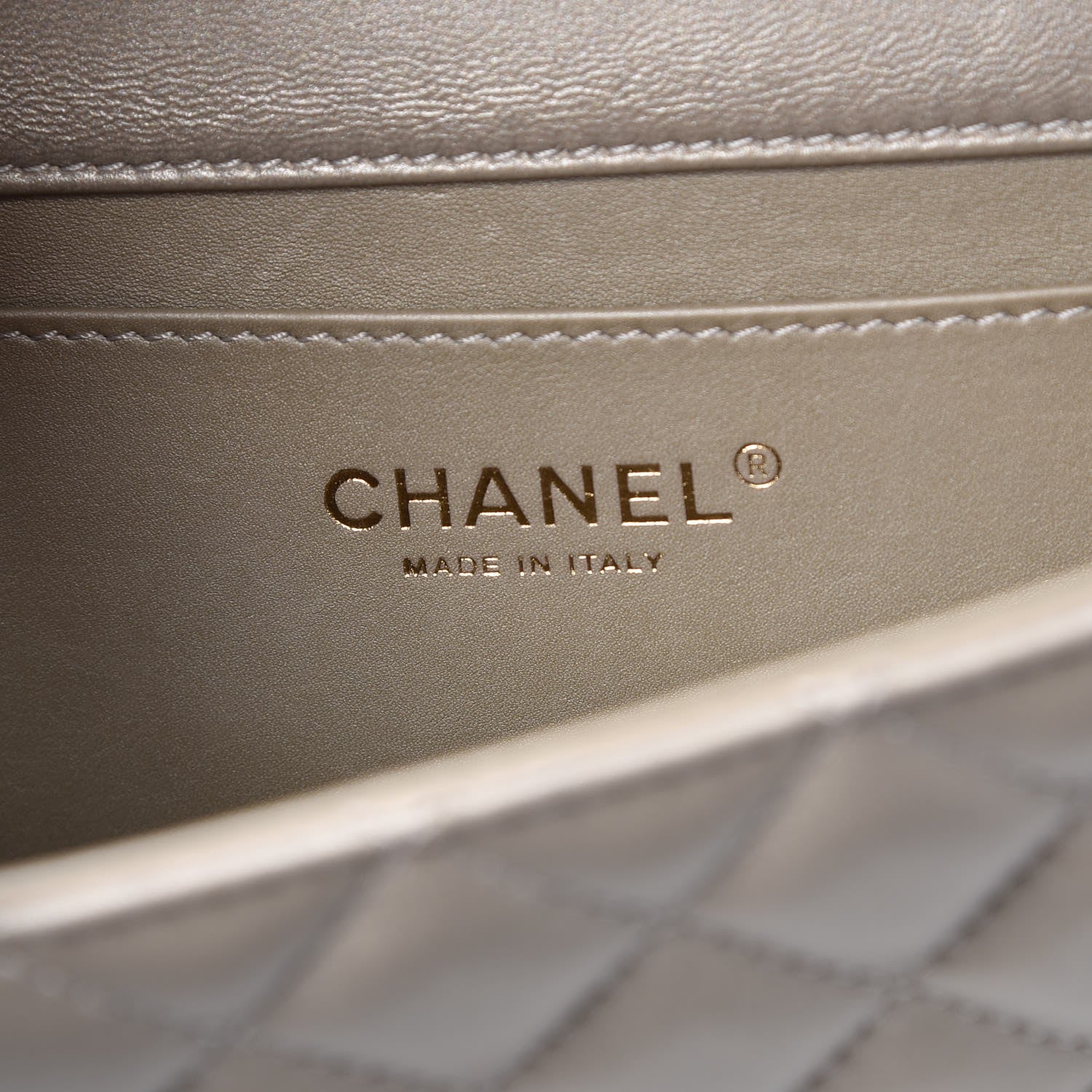 Chanel Lambskin Quilted Fantasy Pearl Flap Light Gold 7 of 11