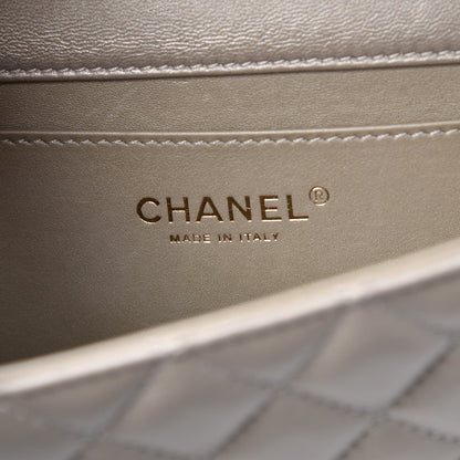 Chanel Lambskin Quilted Fantasy Pearl Flap Light Gold 7 of 11