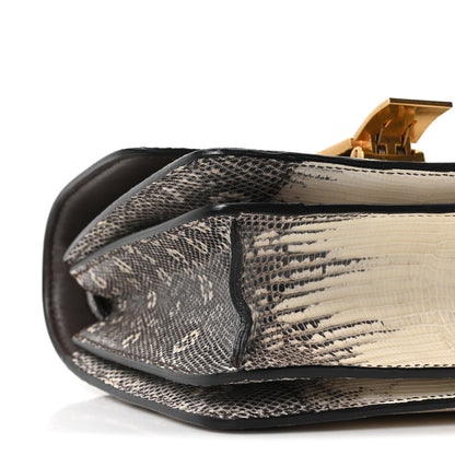 Celine Lizard Small Classic Box Flap Bag Natural 9 of 10