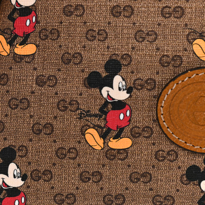 Gucci X DISNEY Mini Vintage GG Supreme Monogram Mickey Mouse Shoulder Bag Beige Vintage Sun Oil 11 of 11