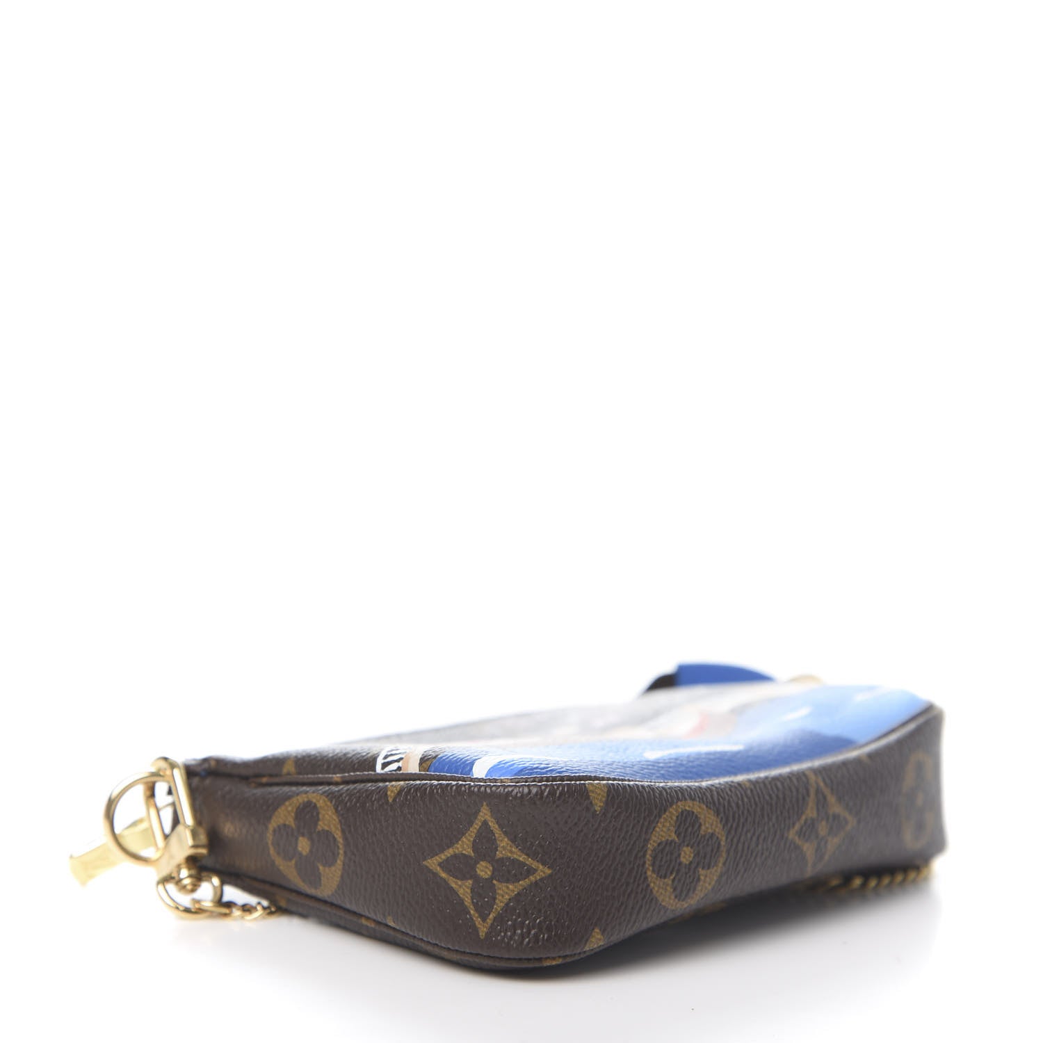 Louis Vuitton Monogram 2019 Christmas Animation Mini Venice Pochette Accessories Blue 4 of 8