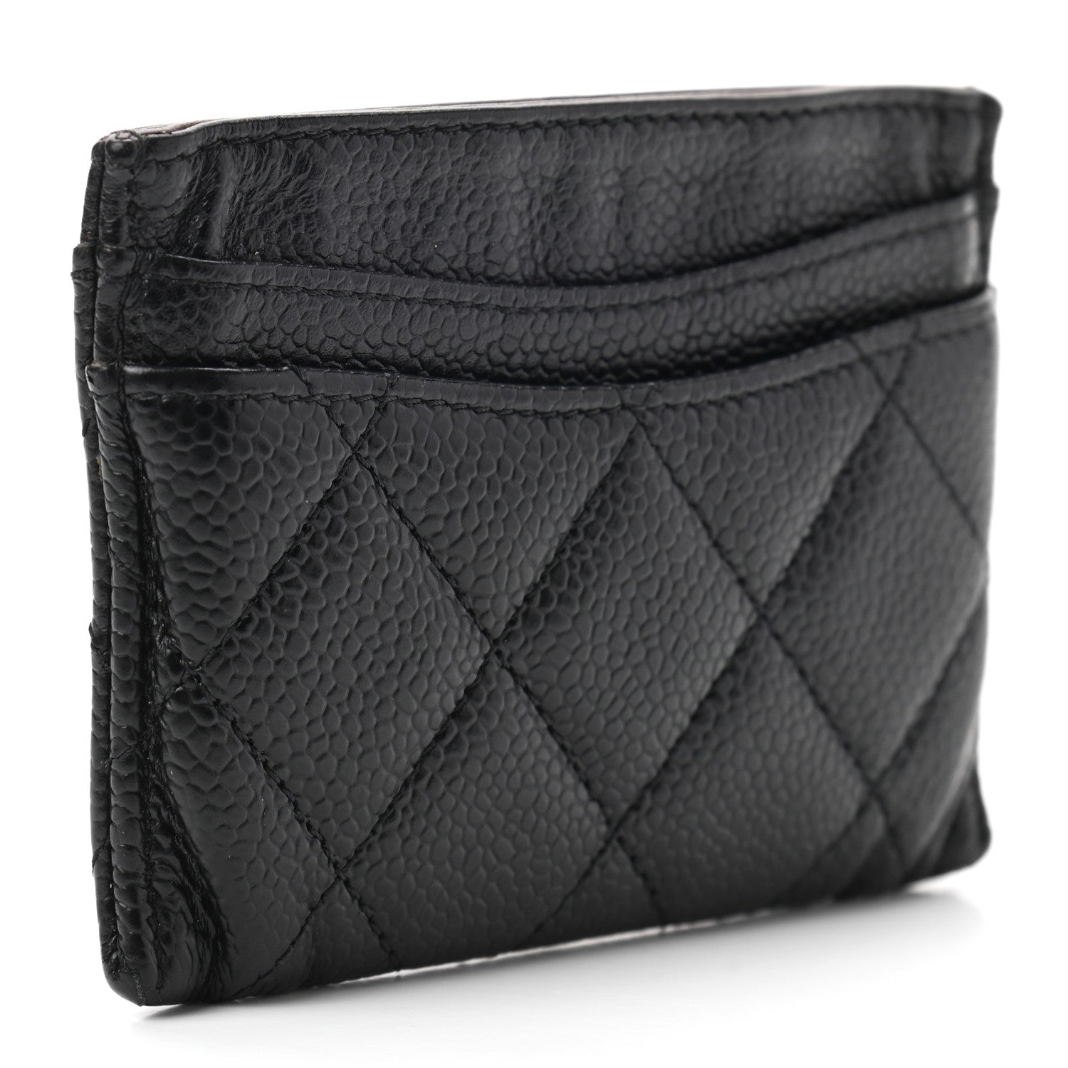 Chanel Caviar Quilted Card Holder Black 3 of 8