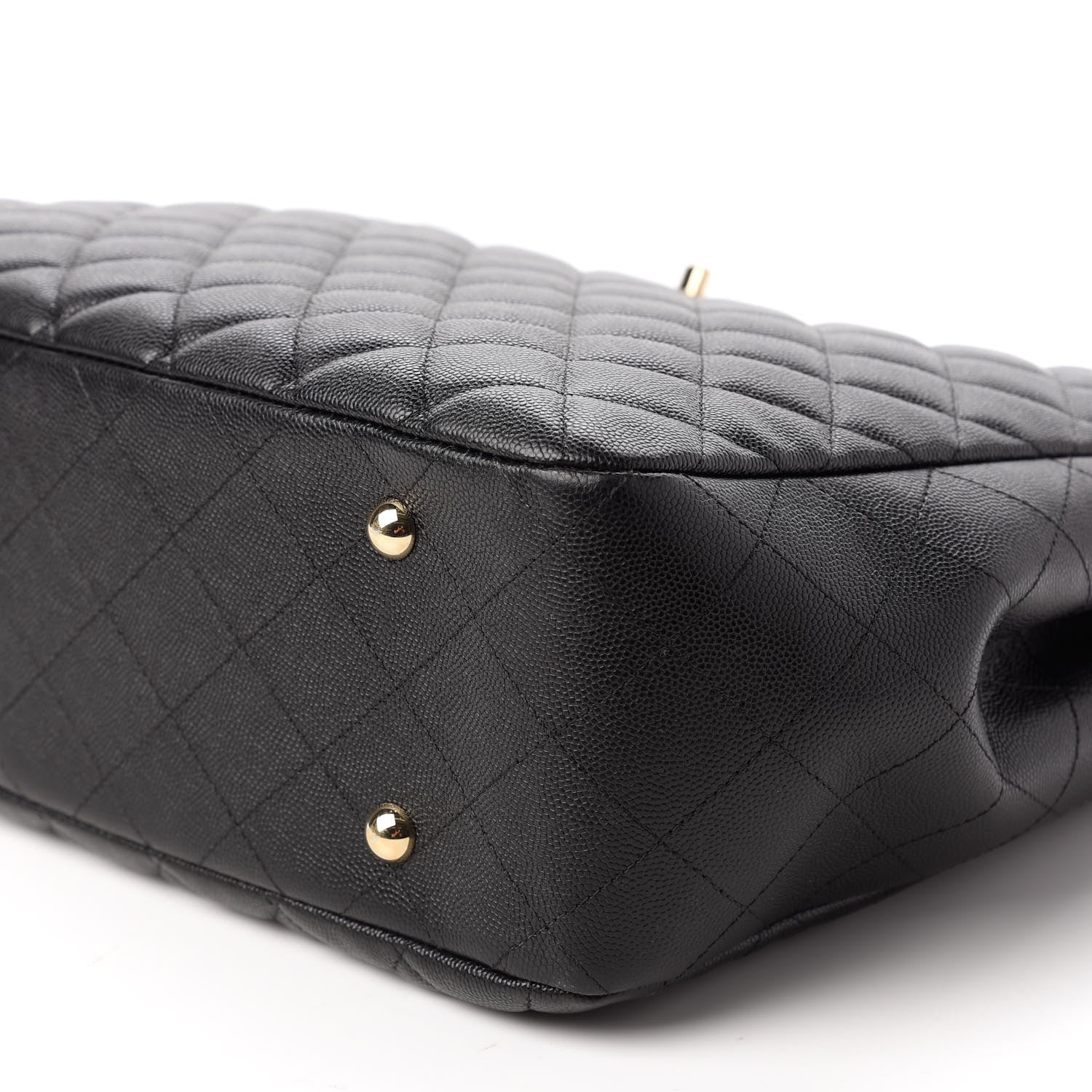 Chanel Caviar Quilted Large Classic Shopping Tote Black 7 of 10
