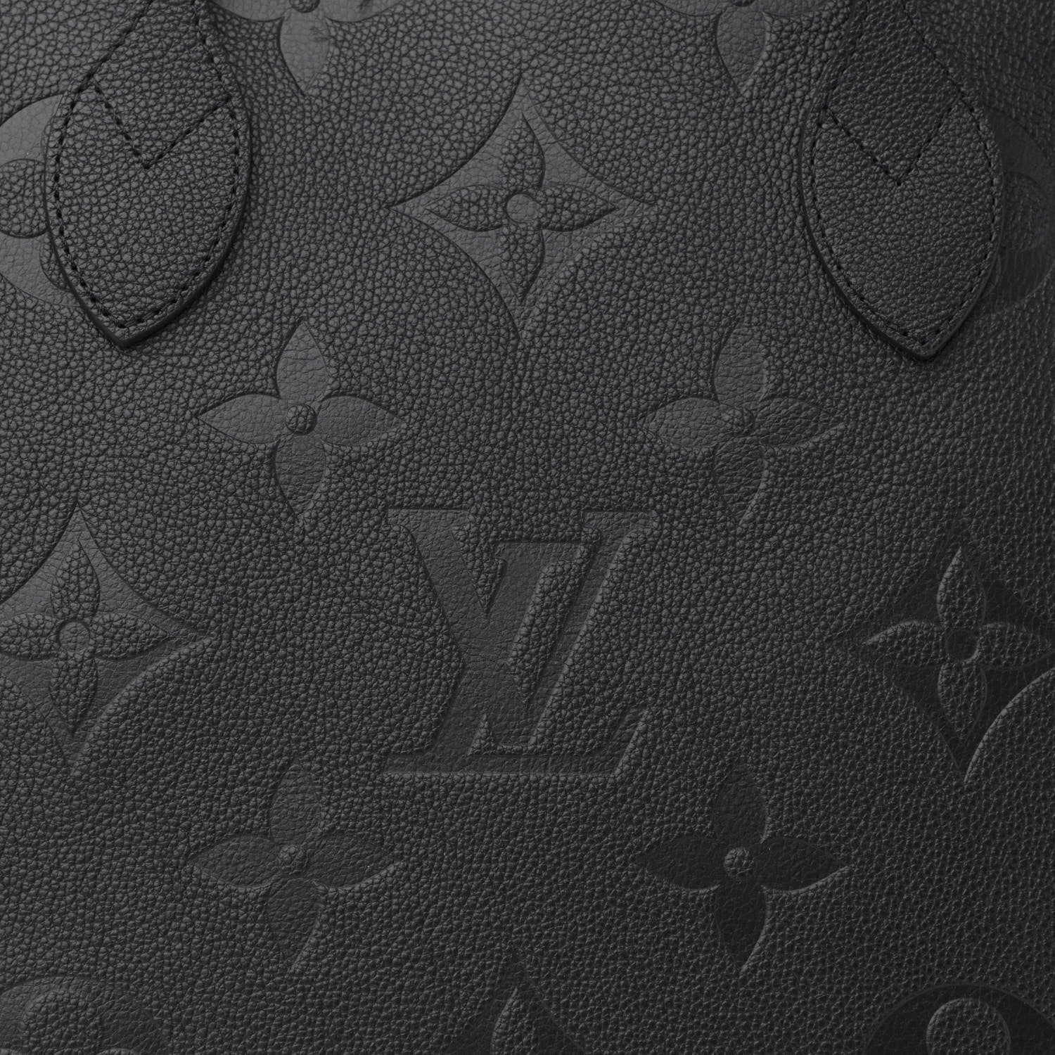 Louis Vuitton Empreinte Monogram Giant Neverfull MM Black 8 of 10