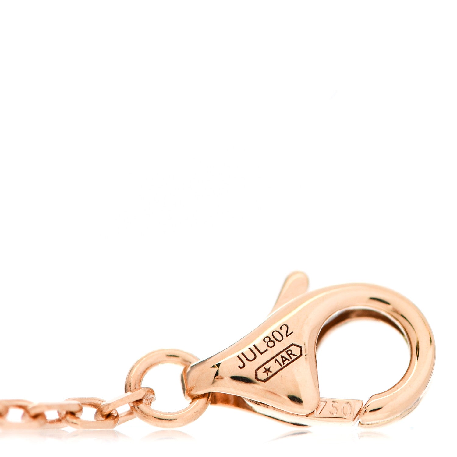 Cartier 18K Pink Gold Diamond SM D'Amour Bracelet 4 of 5