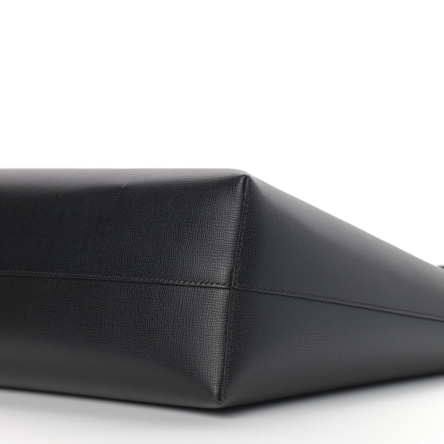 Tom Ford Grained Calfskin Small T Tote Black 8 of 10