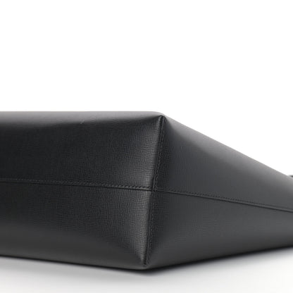 Tom Ford Grained Calfskin Small T Tote Black 8 of 10