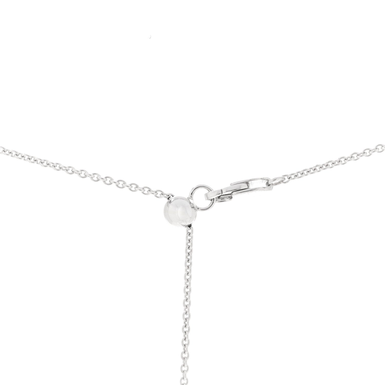 Graff 18K White Gold Diamond Multi Butterfly Silhouette Pendant Necklace 5 of 8