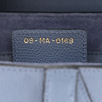 Christian Dior Grained Calfskin Saddle Bag Sky Blue 7 of 11