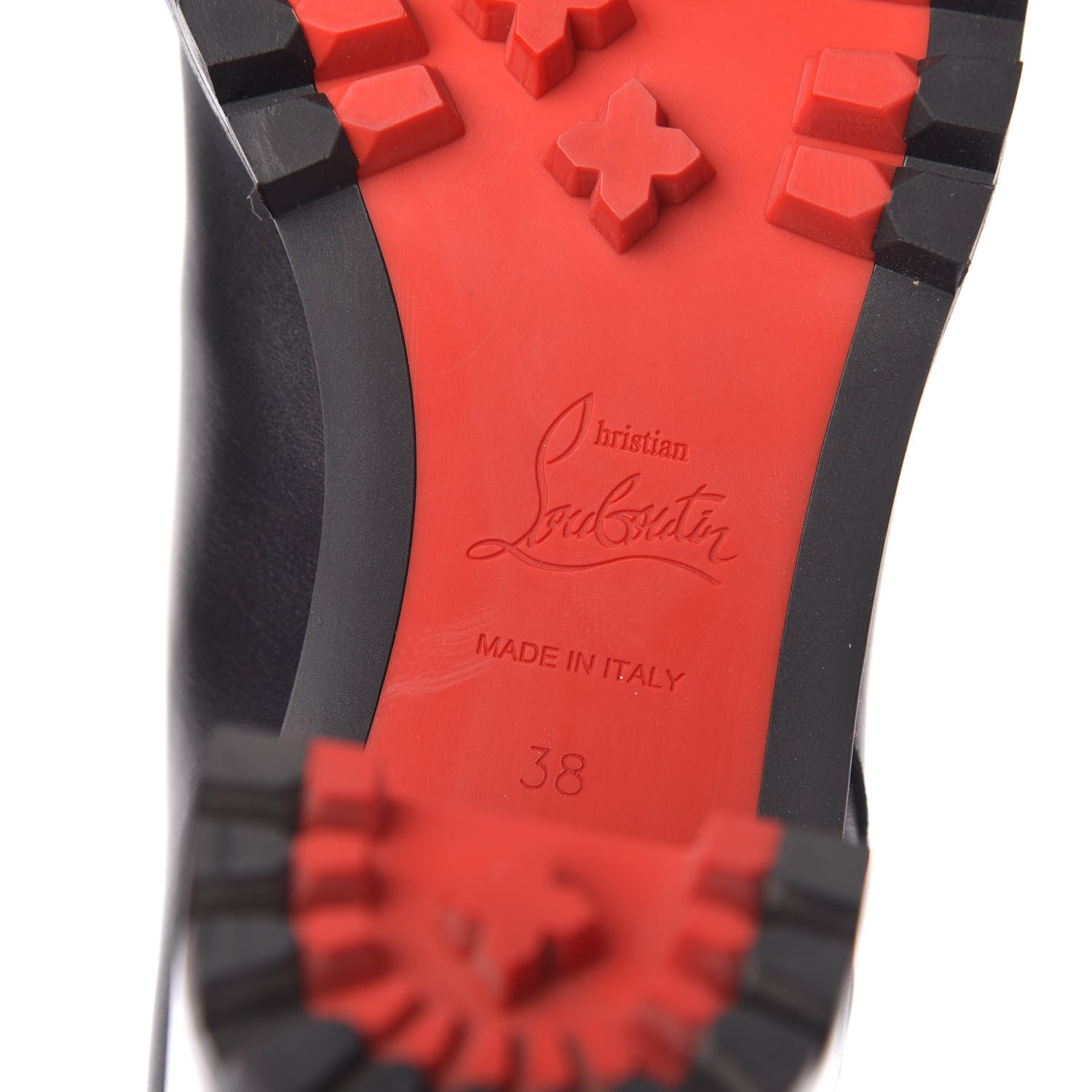 Christian Louboutin Calfskin Spikes Olivia 70 Snow Boots 38 Black 6 of 6