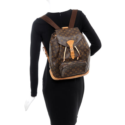 Louis Vuitton Monogram Montsouris GM Backpack 2 of 9