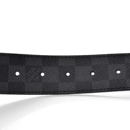 Louis Vuitton Damier Graphite 40mm LV Initiales Belt 110 44 6 of 9
