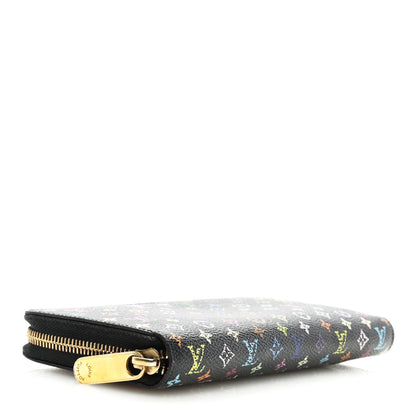 Louis Vuitton Monogram Multicolor Zippy Wallet Black Grenade 4 of 7