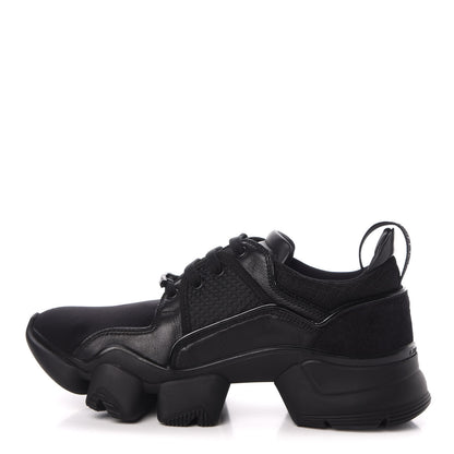 Givenchy Calfskin Neoprene Jaw Low Sneakers 41 Black 1 of 8