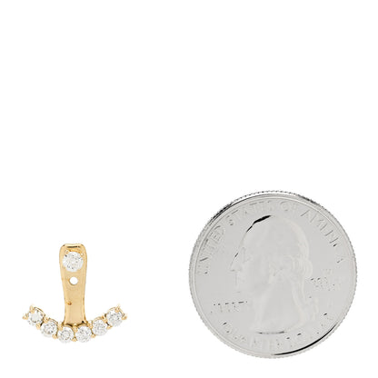 Anita Ko 18K Yellow Gold Diamond Earring Jacket 2 of 4
