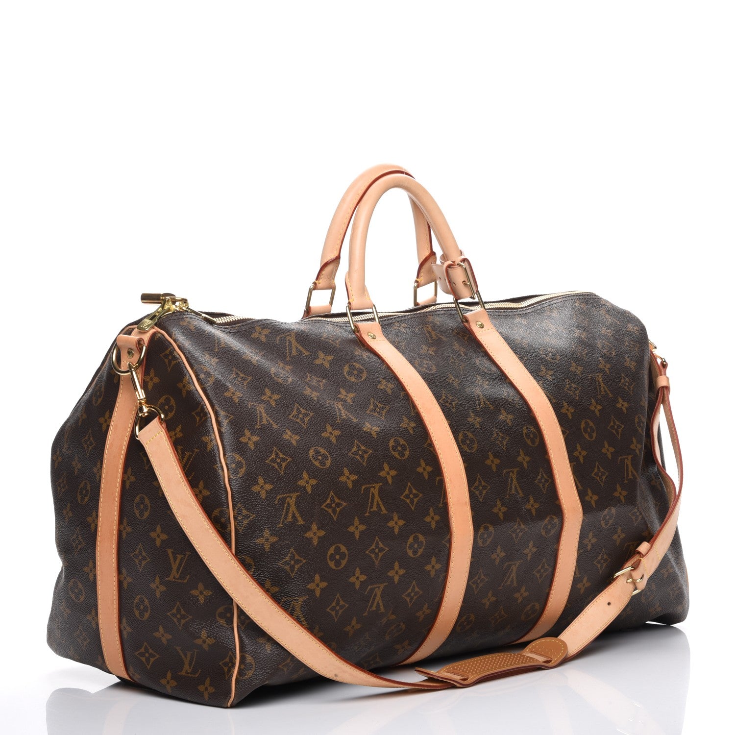 Louis Vuitton Monogram Keepall Bandouliere 55 4 of 11