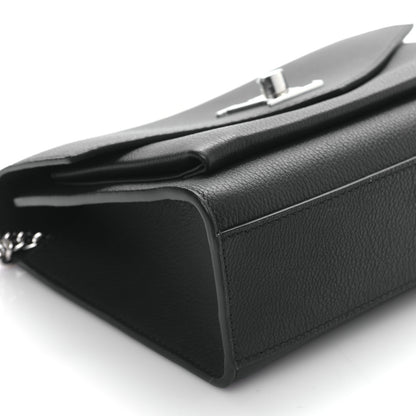Louis Vuitton Soft Calfskin Mylockme Chain Bag BB Black 7 of 8