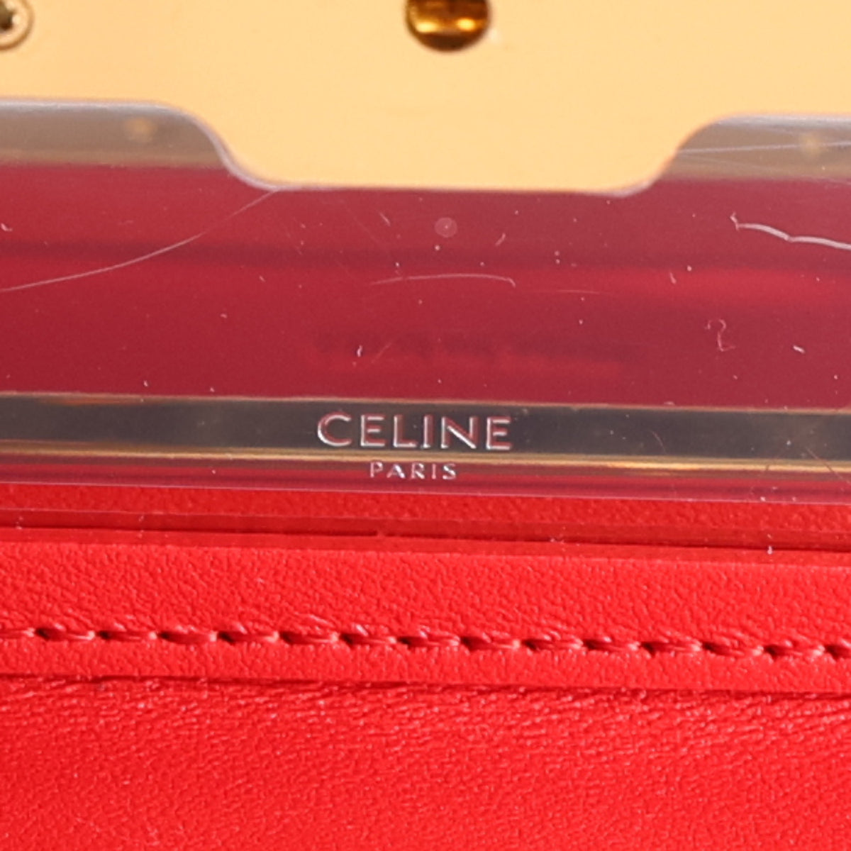 Celine Supple Calfskin Rectangle Bag Black 5 of 9