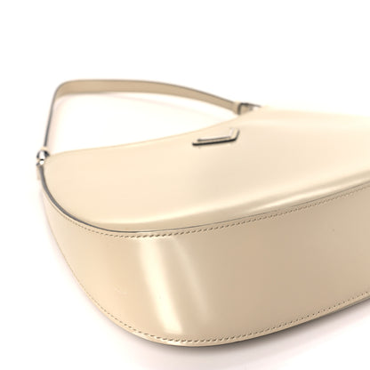 Prada Spazzolato Cleo Shoulder Bag Deserto Black 7 of 9