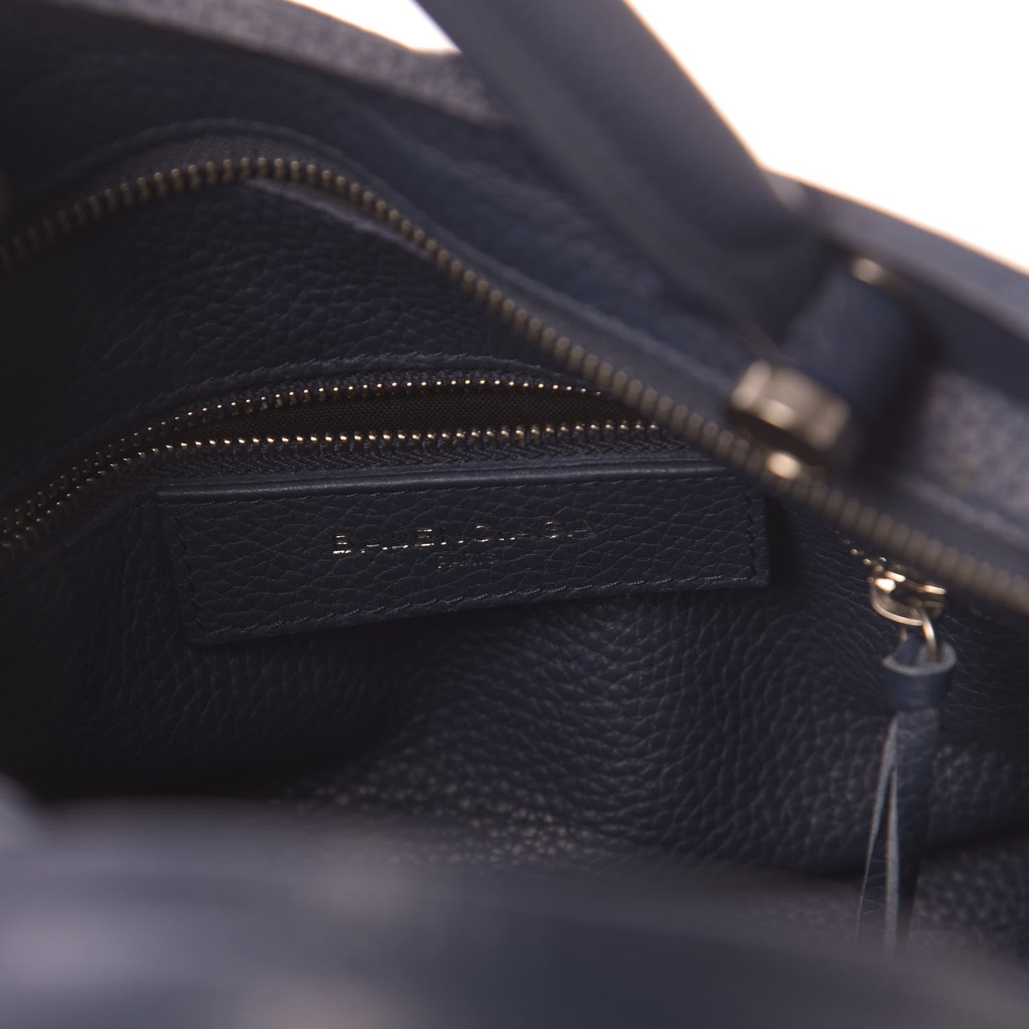 Balenciaga Veau Grana Perforated Blackout Hardware S City Bleu Tanzanite 7 of 9