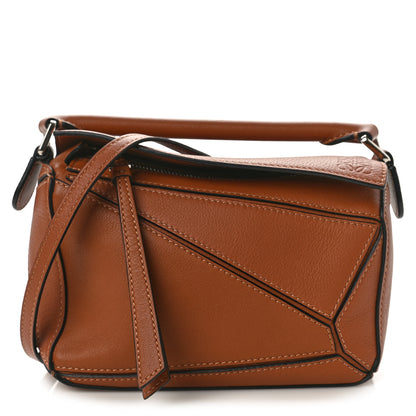 Loewe Calfskin Mini Puzzle Bag Tan 1 of 8