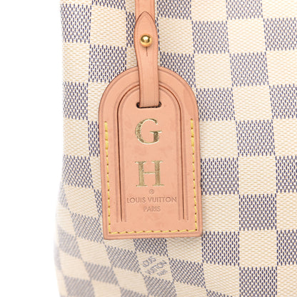Louis Vuitton Damier Azur Graceful MM Rose Ballerine 14 of 15