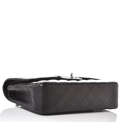 Chanel Caviar Quilted Medium Double Flap Black 4 of 11