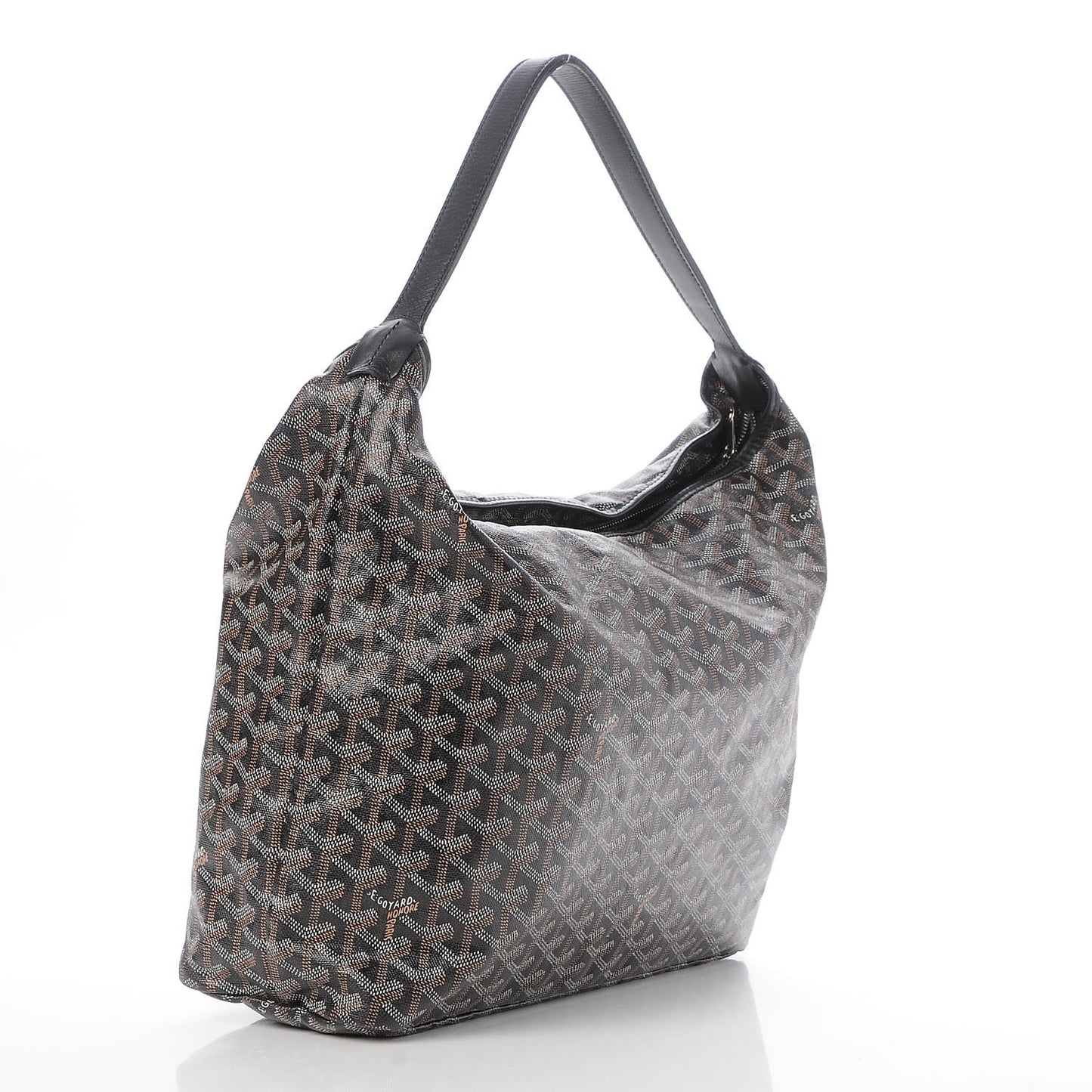 Goyardine Fidji Zip Hobo Black