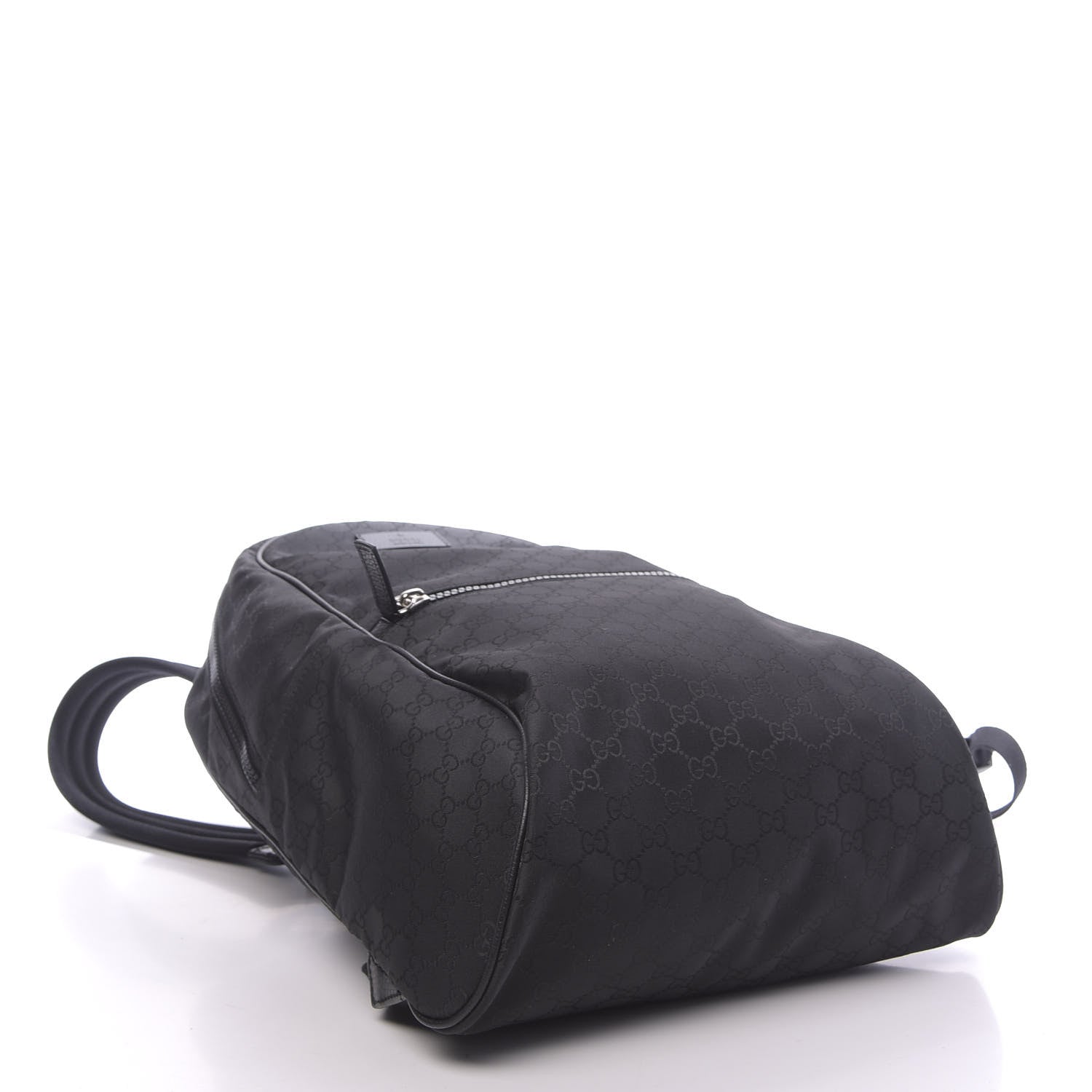 Gucci Nylon Monogram Slim Backpack Black 3 of 9