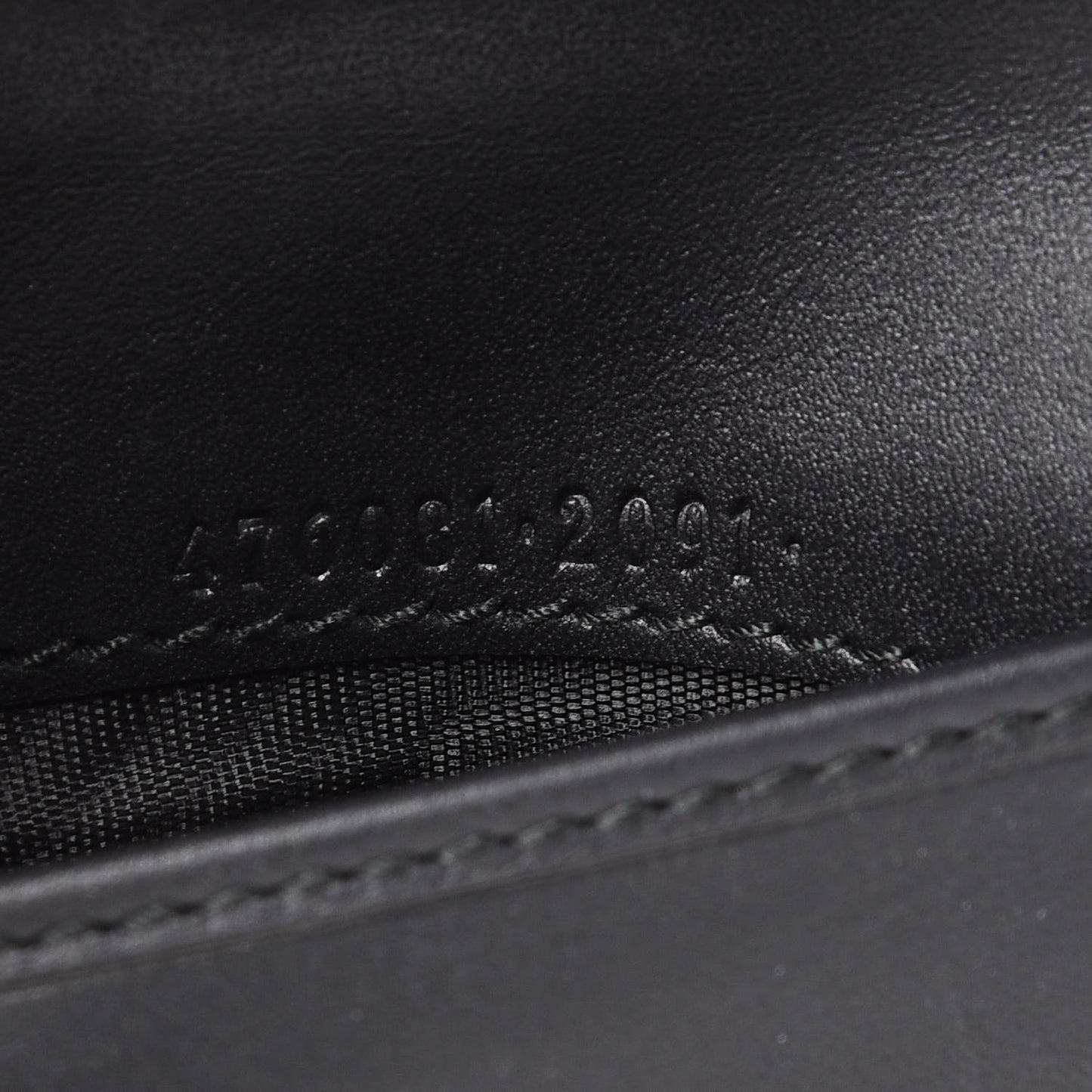 Calfskin Sylvie Wallet Black