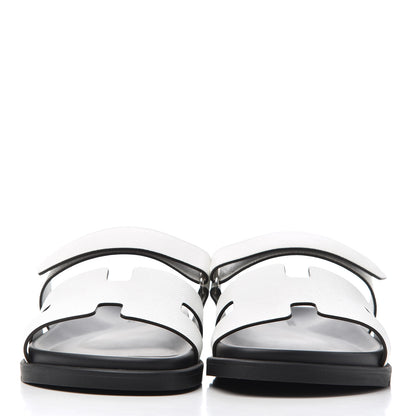 Hermes Epsom Mens Chypre Sandals 43 White 2 of 17